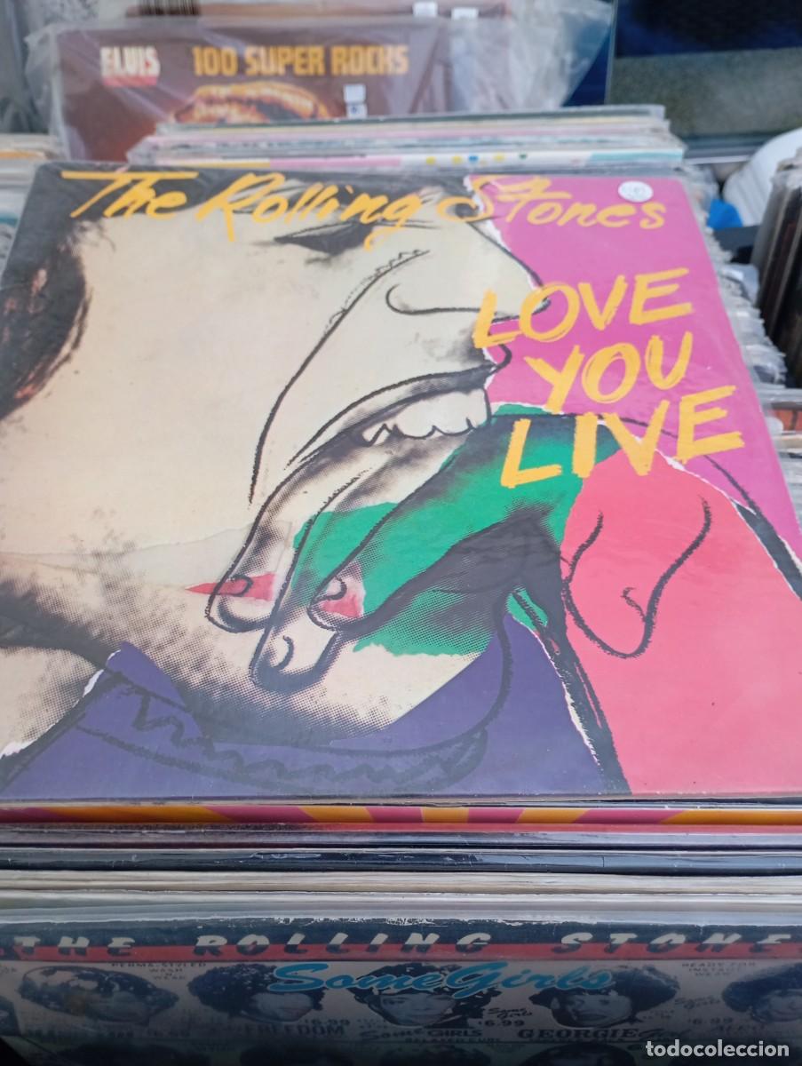 Discos de vinilo: LP doble THE ROLLING STONES LOVE YOU LIVEVG++
