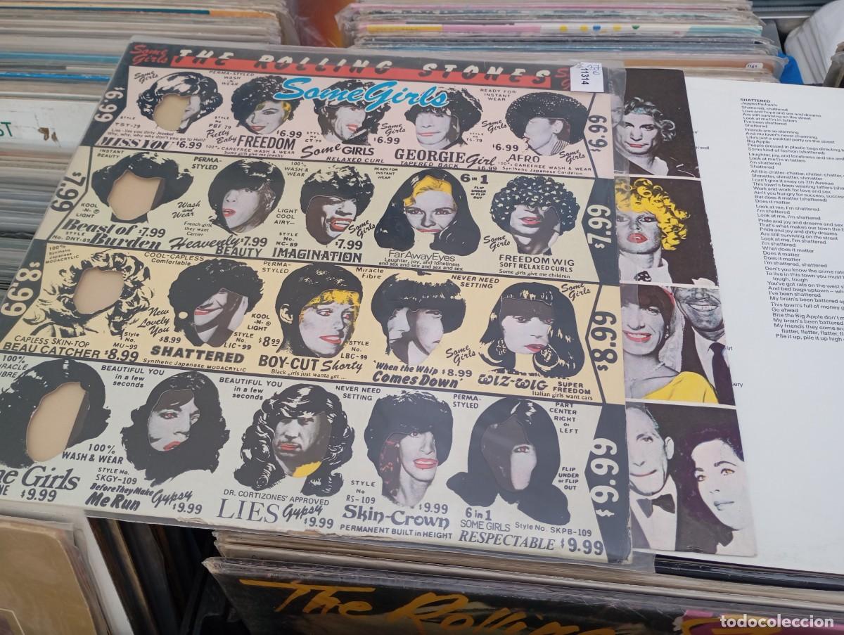 Discos de vinilo: LP doble THE ROLLING STONES some girls VG++