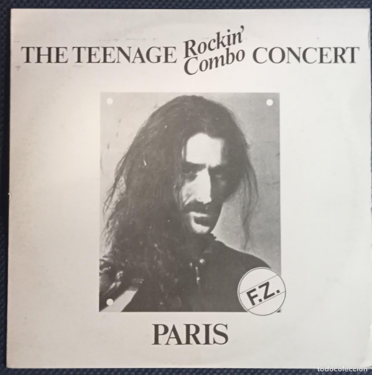 Discos de vinilo: Frank Zappa, Paris (the teenage rockin' combo concert) 1lp live, htf!!!