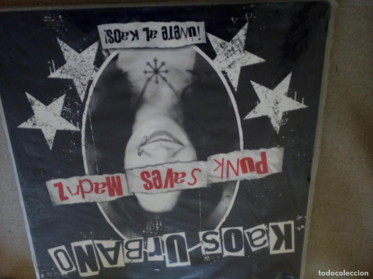 Discos de vinilo: Kaos Urbano - Punk Saves Madriz (LP, Album, Red) 2024
