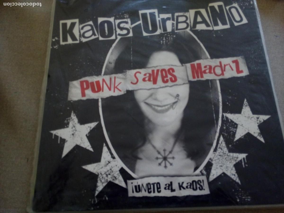 Discos de vinilo: Kaos Urbano - Punk Saves Madriz (LP, Album, Red) 2024