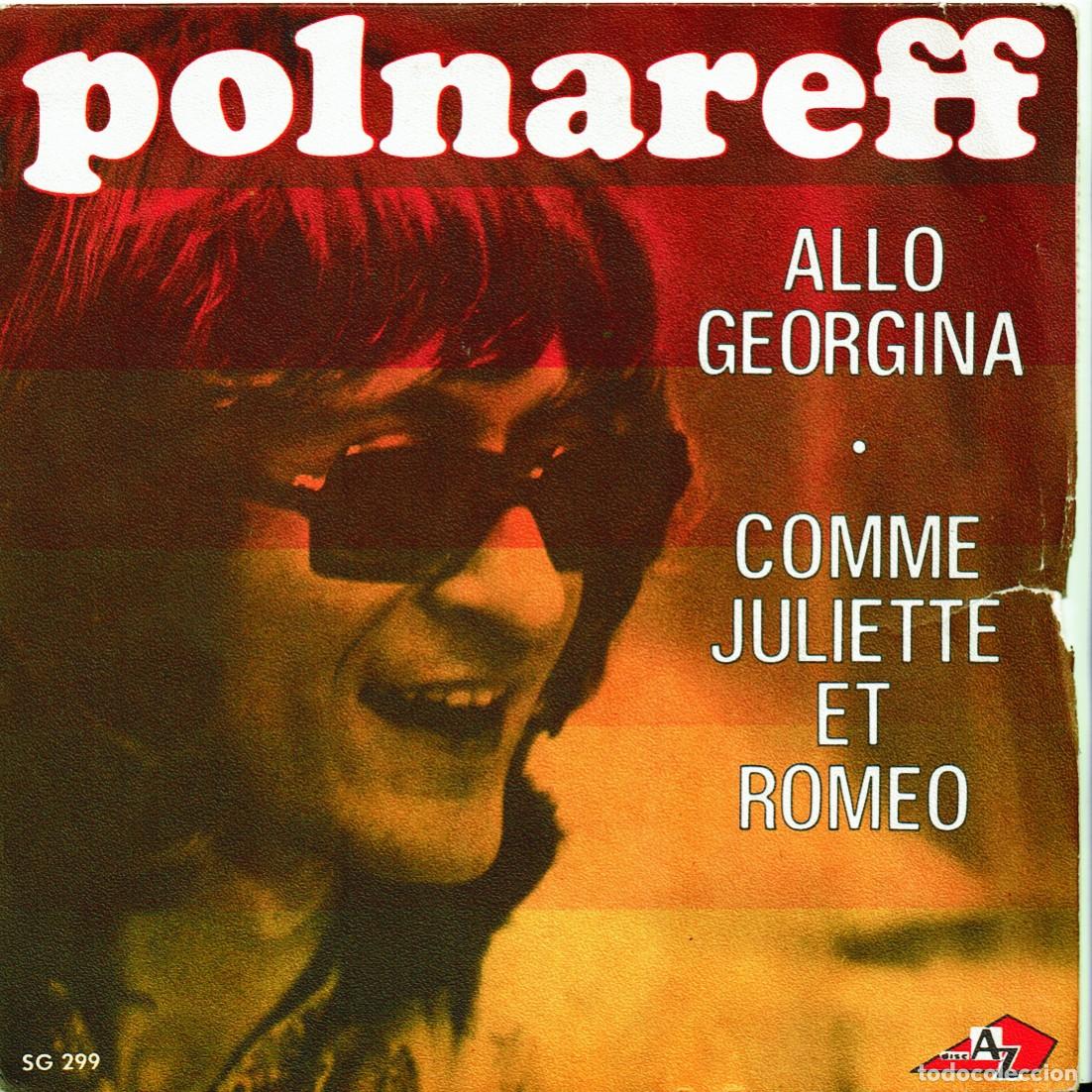 Discos de vinilo: Michel Polnareff &ndash; Allo Georgina 7&rdquo; made in France - 1971 AZ