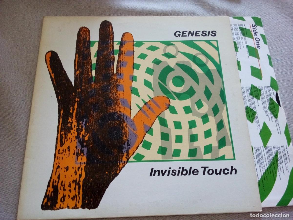 Discos de vinilo: GENESIS INVISIBLE TOUCH LP 1986 CON INSERTO