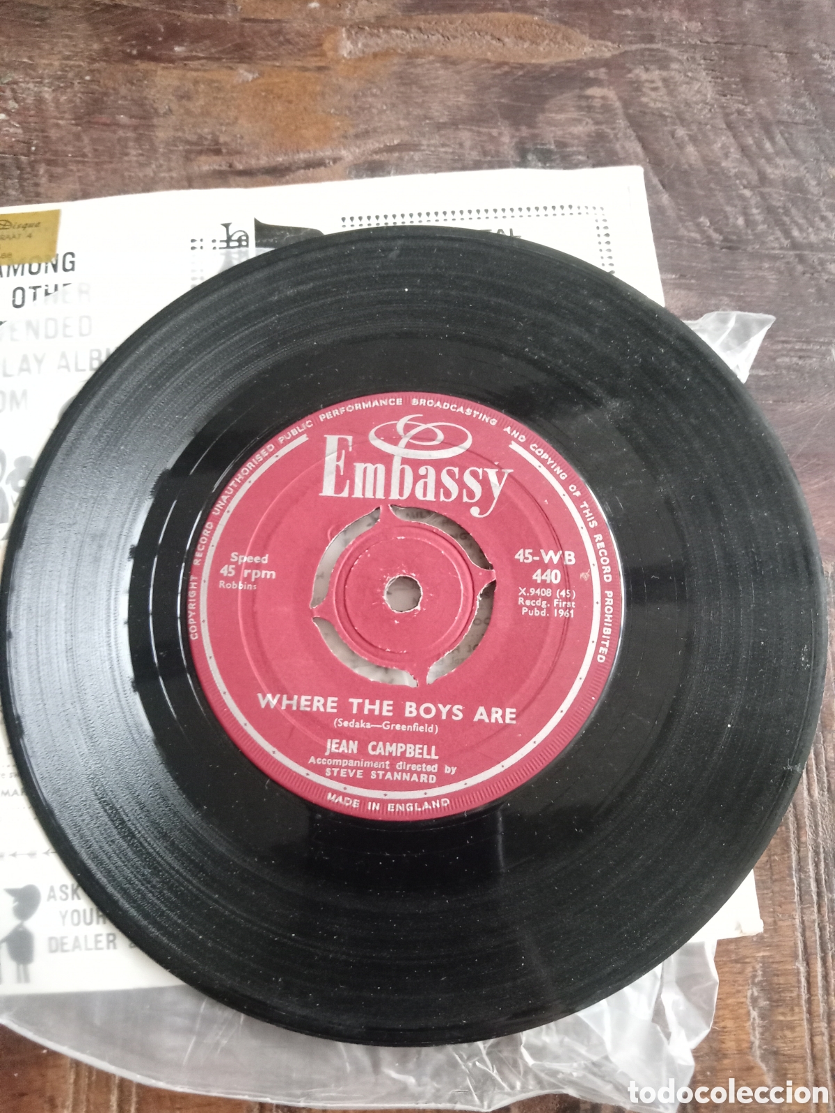 Discos de vinilo: Vinilo Single EP Frank Sinatra 1961 - Foto 4