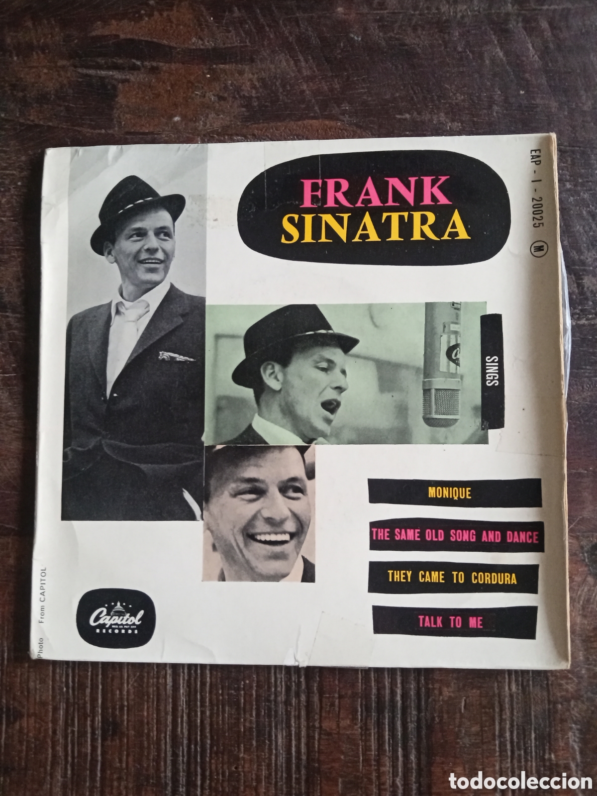 Discos de vinilo: Vinilo Single EP Frank Sinatra 1961