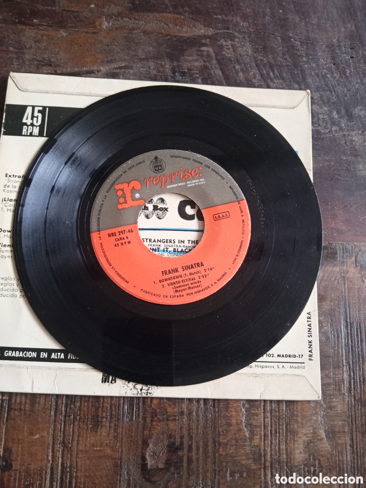 Discos de vinilo: Vinilo Single EP Frank Sinatra 1966 - Foto 3