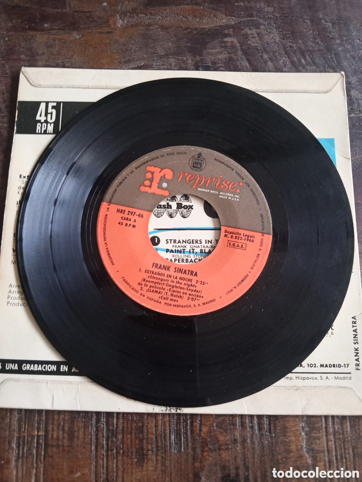 Discos de vinilo: Vinilo Single EP Frank Sinatra 1966 - Foto 4