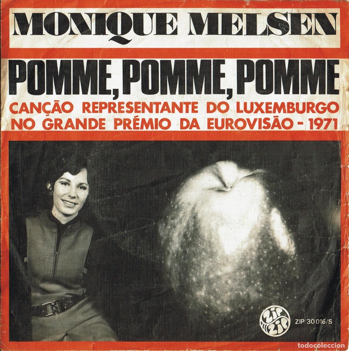 Discos de vinilo: Monique Melsen &ndash; Pomme, Pomme, Pomme - 7&rdquo; made in Portugal - 1971 Zip Zip
