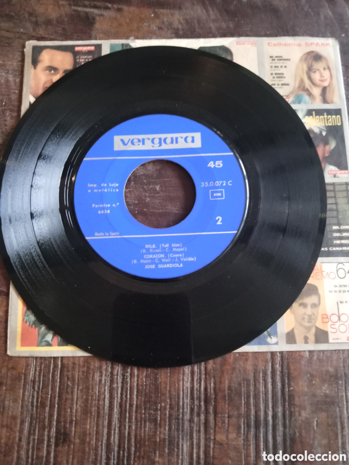 Discos de vinilo: Vinilo Single EP Jos&eacute; Guardiola 1963 - Foto 5