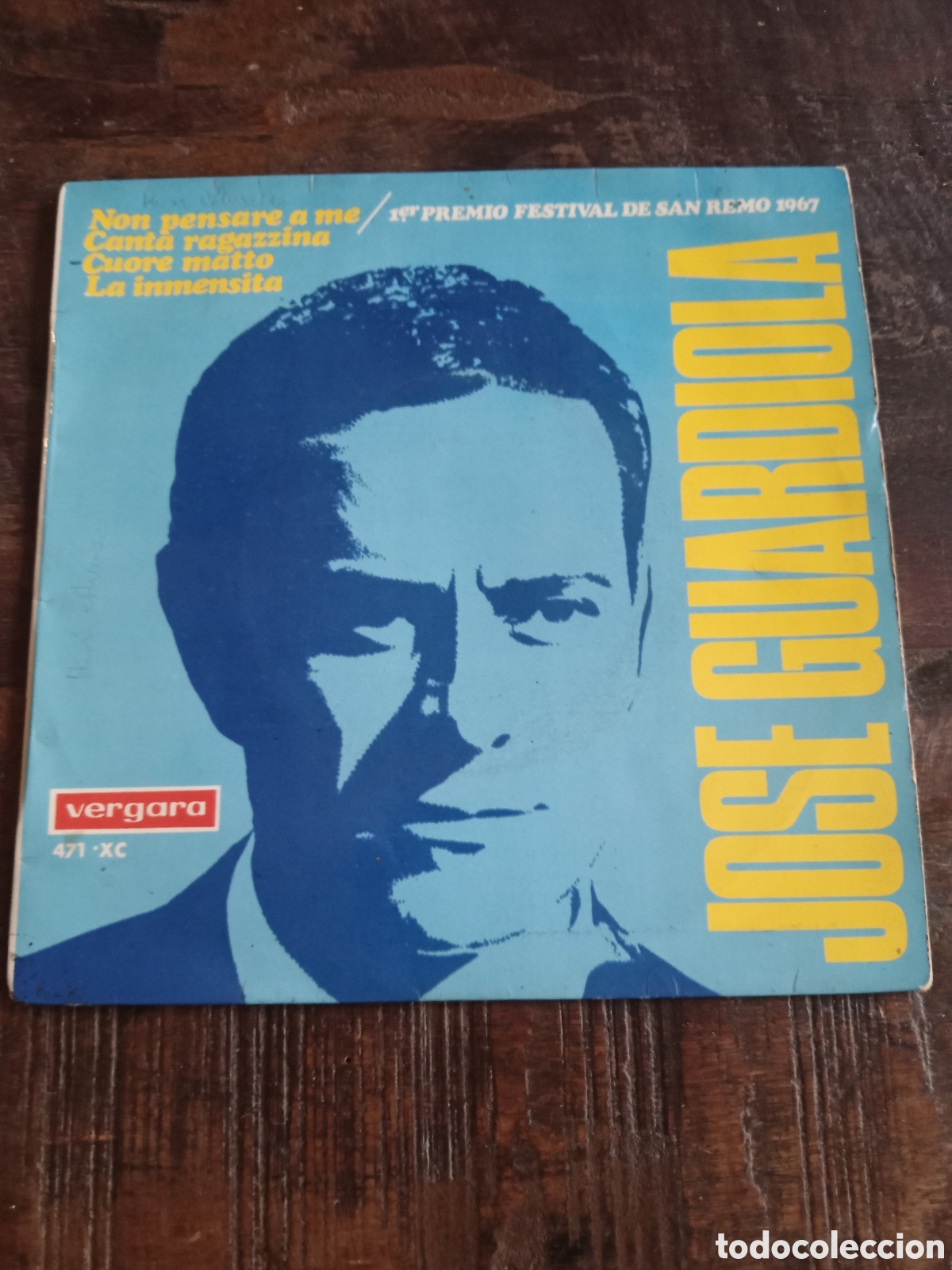 Discos de vinilo: Vinilo Single EP Jos&eacute; Guardiola 1967