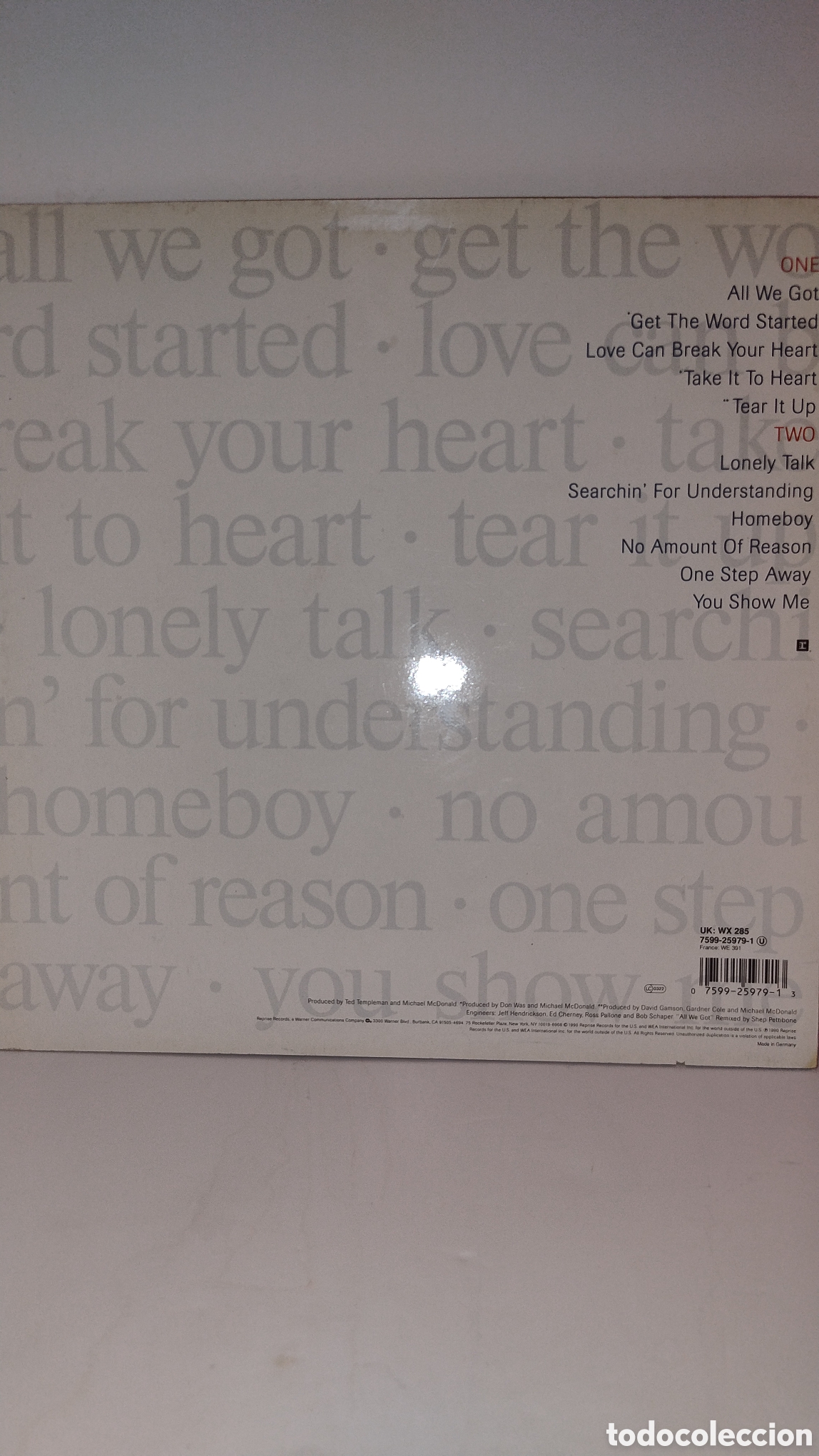 Discos de vinilo: Michael McDonald take in To Heart lp - Foto 2