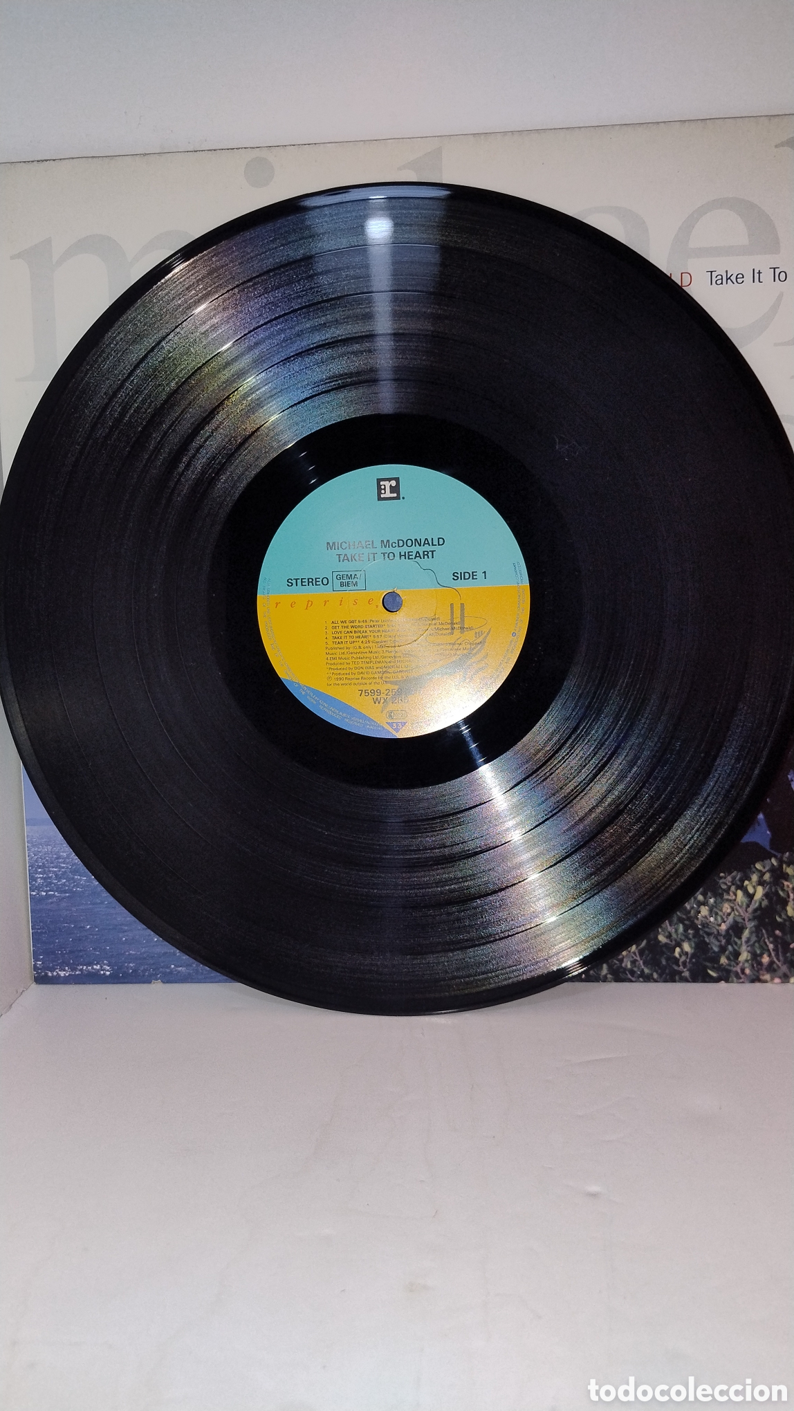 Discos de vinilo: Michael McDonald take in To Heart lp - Foto 3