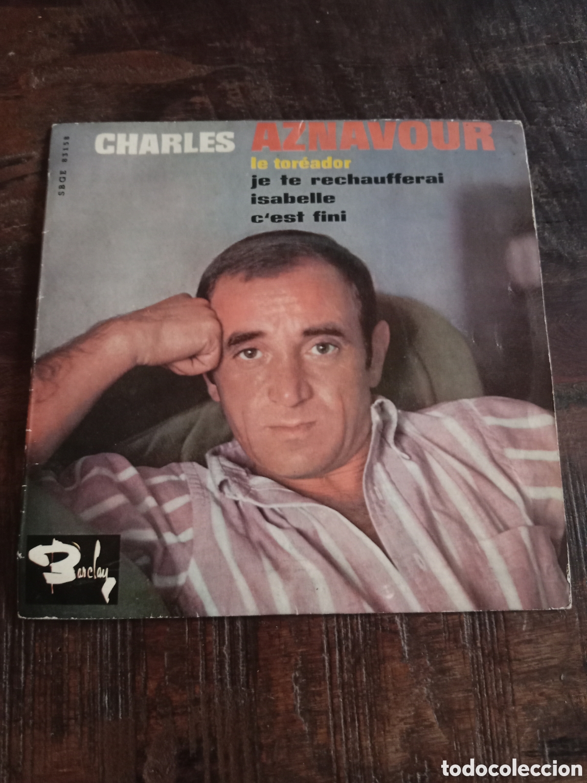 Discos de vinilo: Vinilo Single EP Charles Aznavour 1965