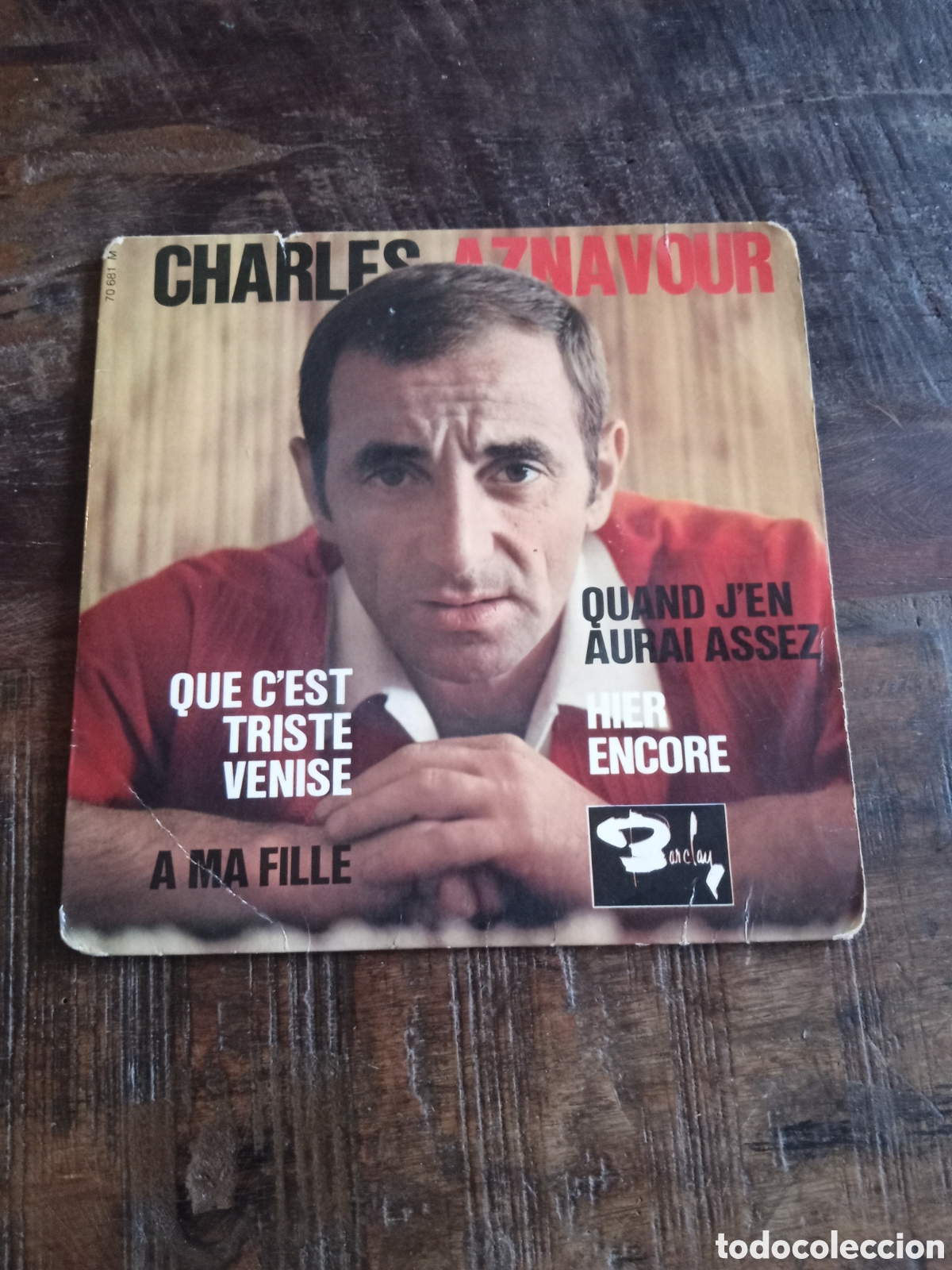 Discos de vinilo: Vinilo Single EP Charles Aznavour 1964