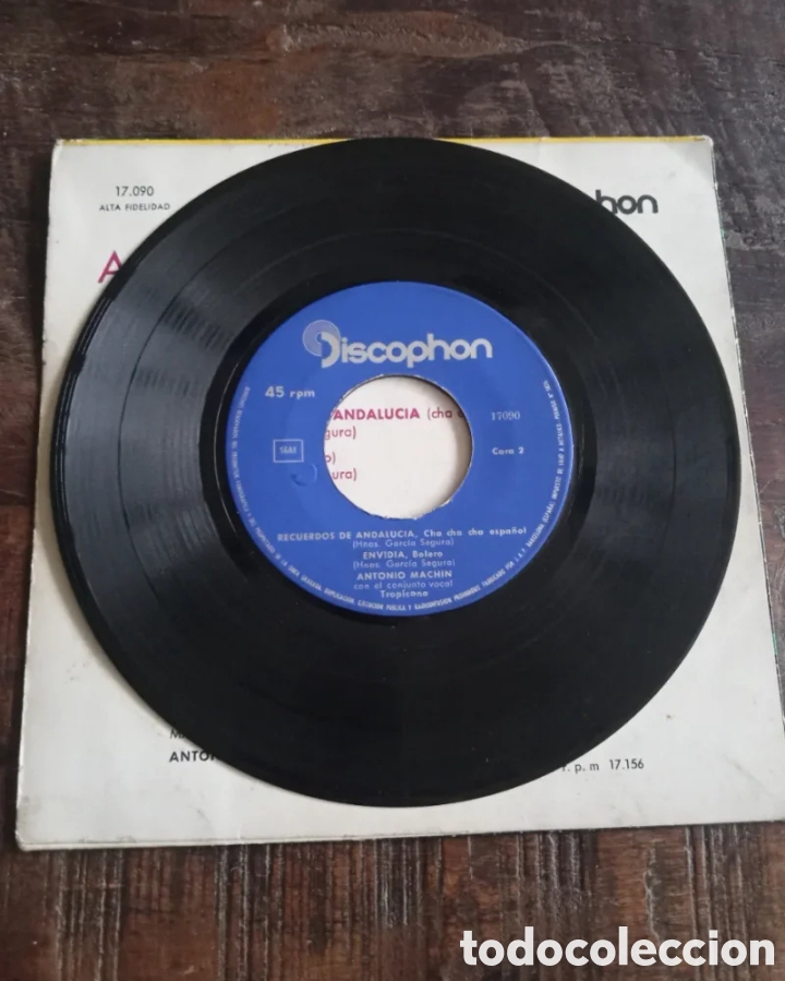 Discos de vinilo: Vinilo Single EP Antonio Mach&iacute;n 1960 - Foto 3