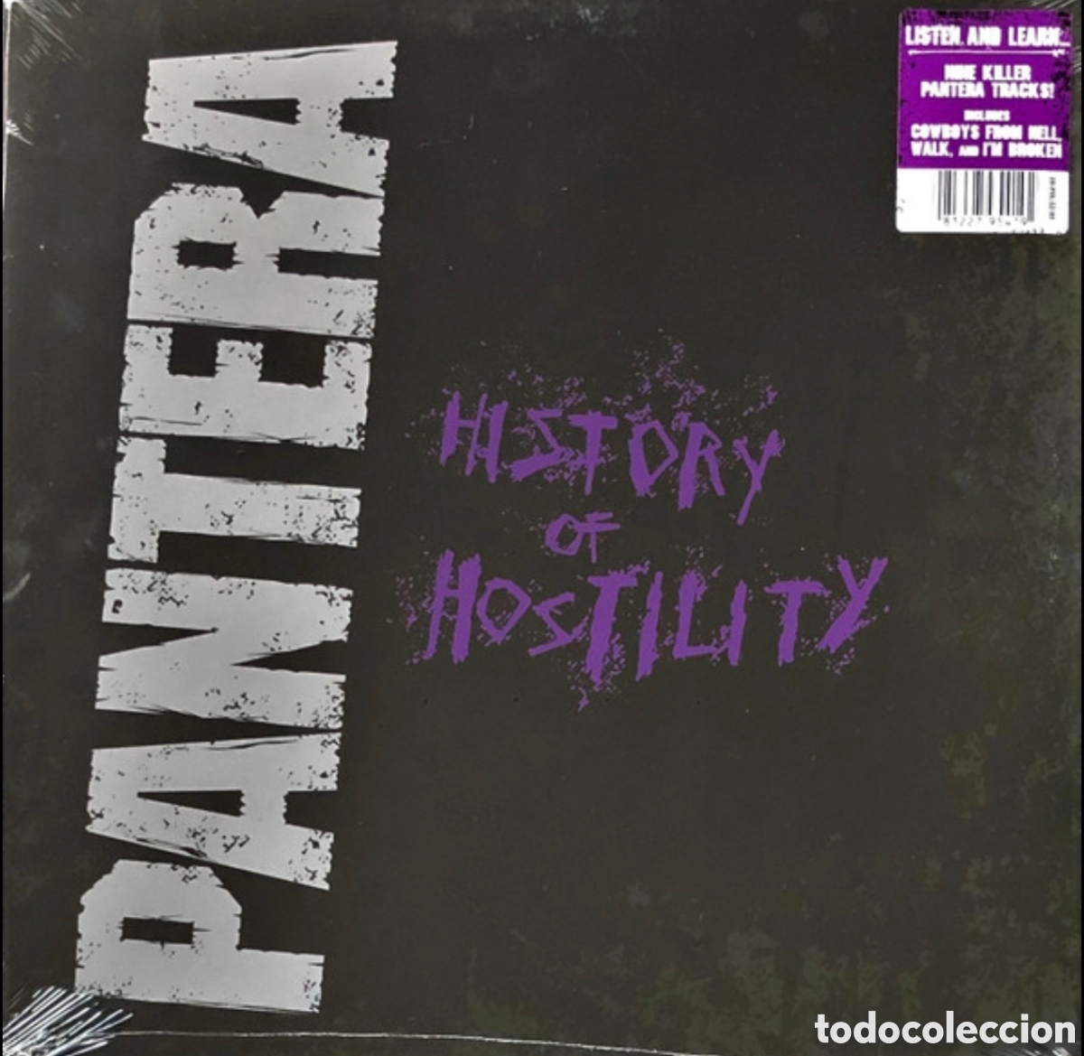 Discos de vinilo: Pantera: History Of Hostility LP 2015 - Foto 1
