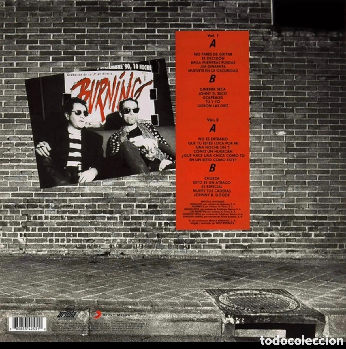 Discos de vinilo: Burning: En Directo LP 180gr - Foto 2