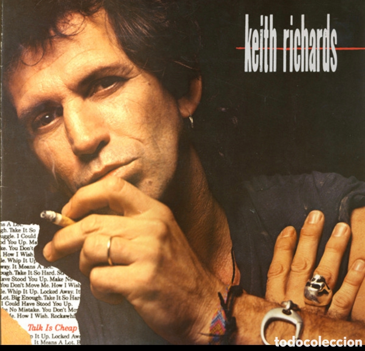 Discos de vinilo: Keith Richards: Talk Is Cheap Lp 1988 - Foto 1