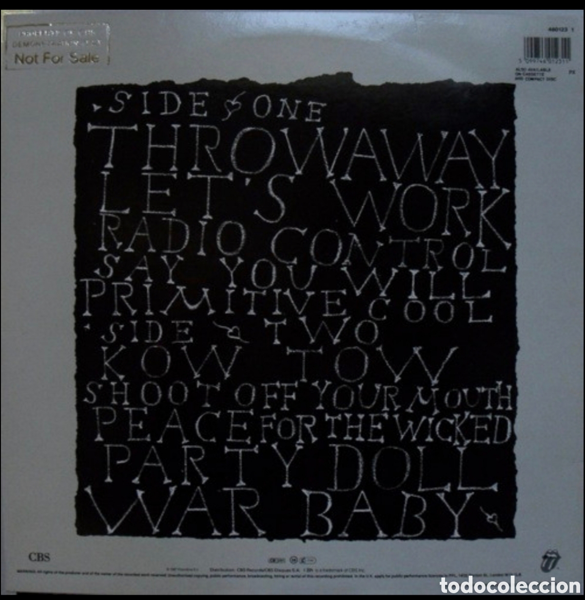 Discos de vinilo: Mick Jagger: Primitive Cool LP 1987 - Foto 4