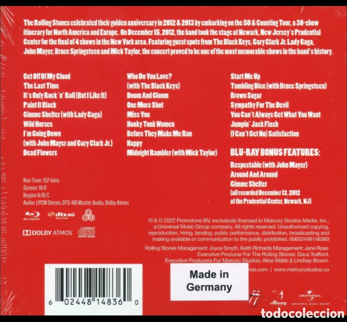 Discos de vinilo: The Rolling Stones: Grrr Live!!! 2Cds+ Blu-ray - Foto 2