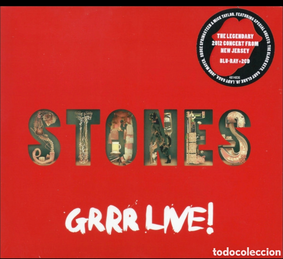 Discos de vinilo: The Rolling Stones: Grrr Live!!! 2Cds+ Blu-ray