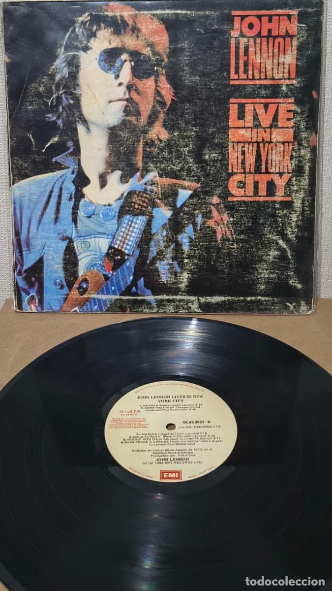 Discos de vinilo: John Lennon &rdquo;Live in New York City&rdquo; Gatefold edition Vinilo Peru