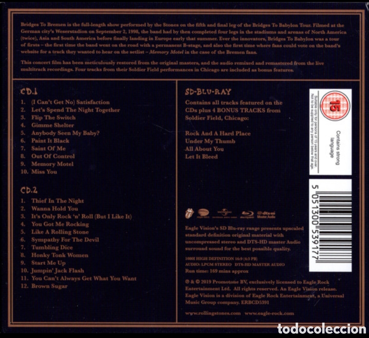 Discos de vinilo: The Rolling Stones: 2 x CD+Blu-ray - Foto 4