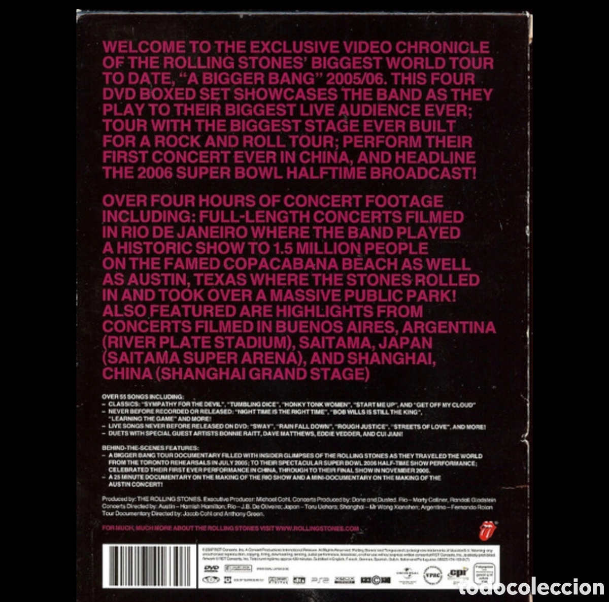 Discos de vinilo: The Rolling Stones: A Biggest Bang 4 DVD - Foto 2
