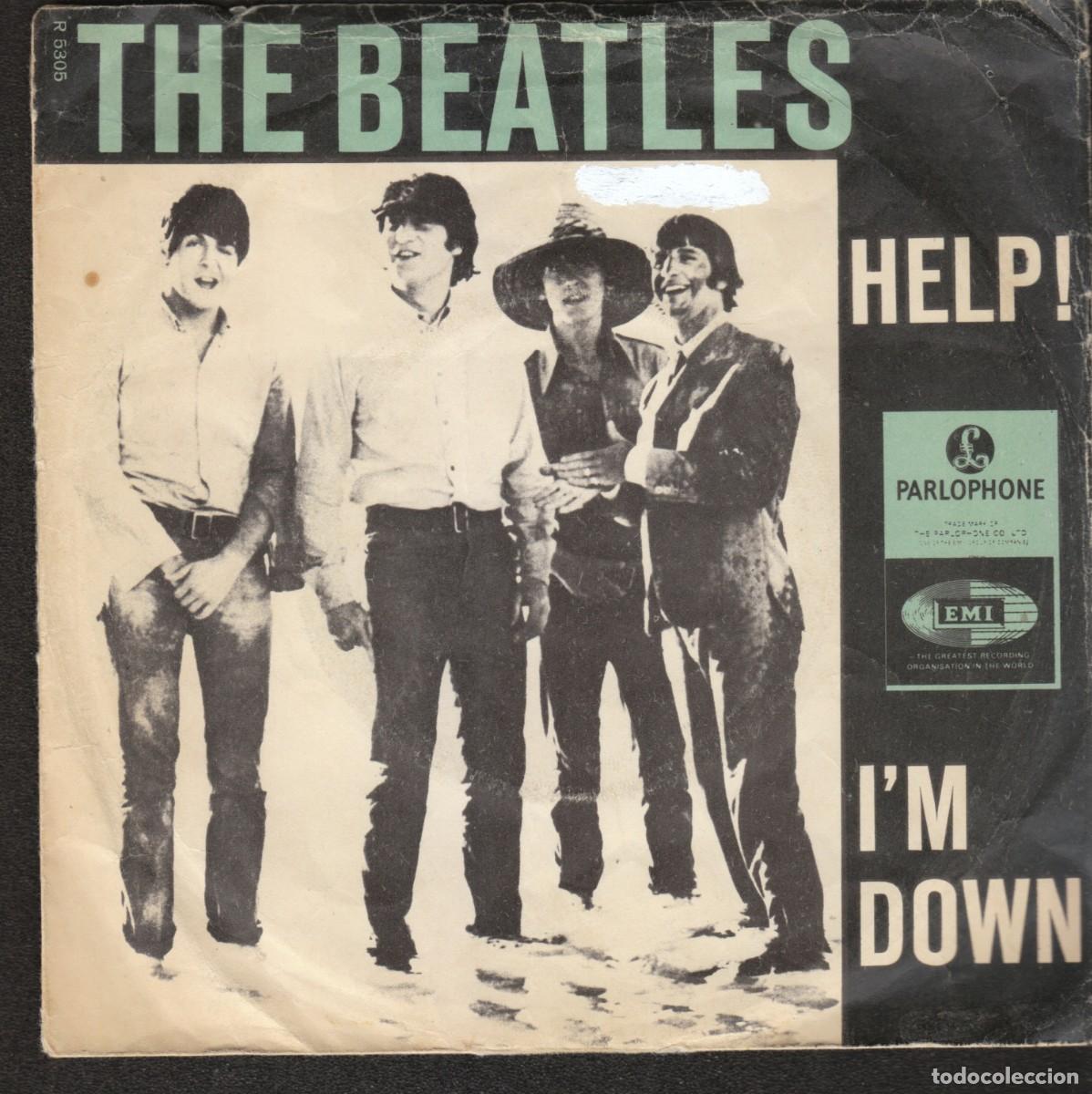Discos de vinilo: THE BEATLES : HELP ! / I'M DOWN DINAMARCA SINGLE ORIGINAL....!!! - COLECCIONISTAS