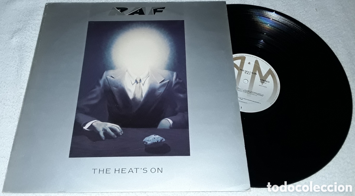 Discos de vinilo: LP - R.A.F. - THE HEAT'S ON - MADE IN HOLLAND - RAF - THE HEATS ON