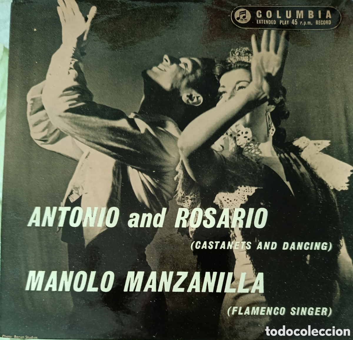Discos de vinilo: Antonio & Rosario Ep sello Columbia editado en Inglaterra.