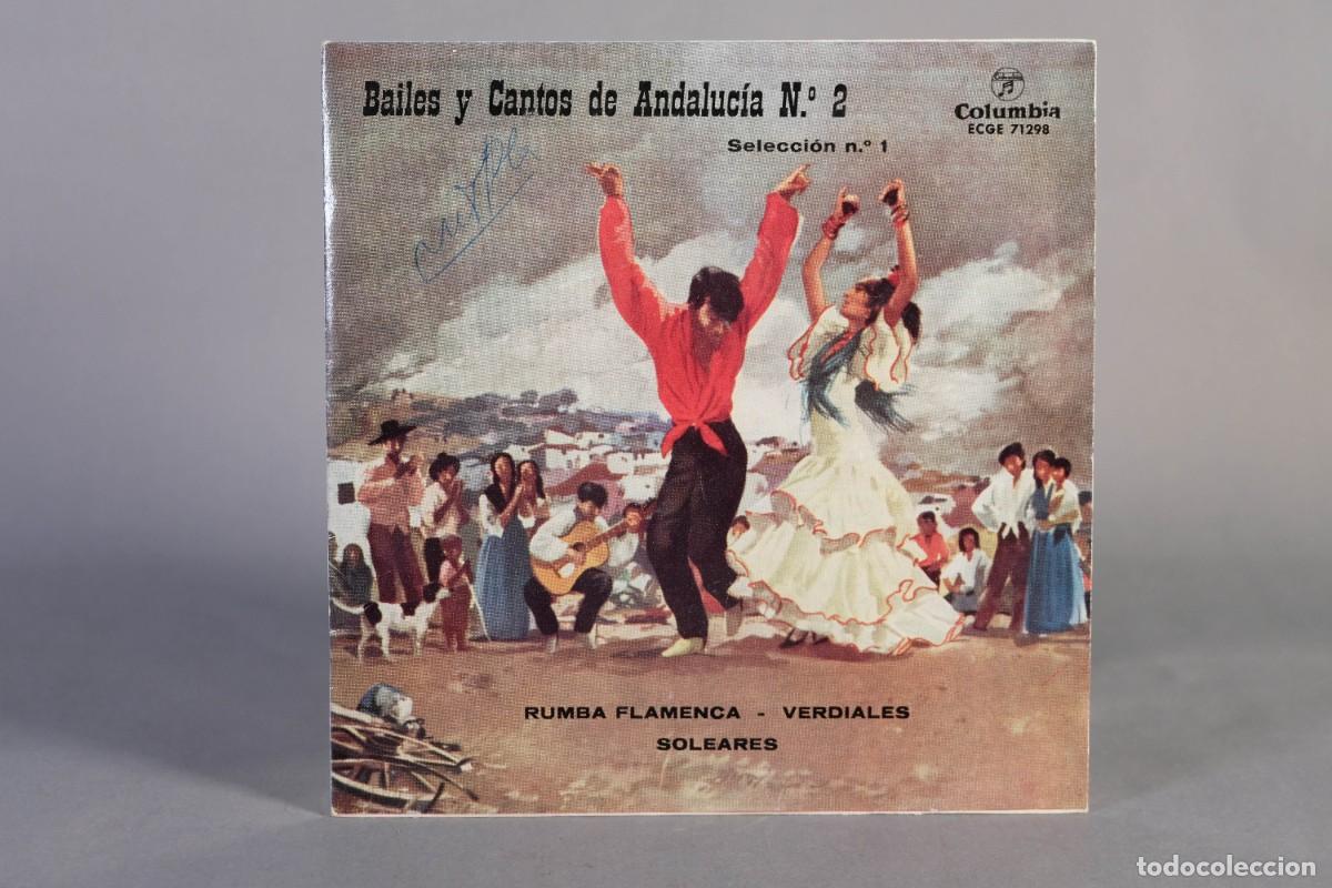 Discos de vinilo: Disco Vinilo EP - BAILES Y CANTOS DE ANDALUC&Iacute;A N&ordm;2