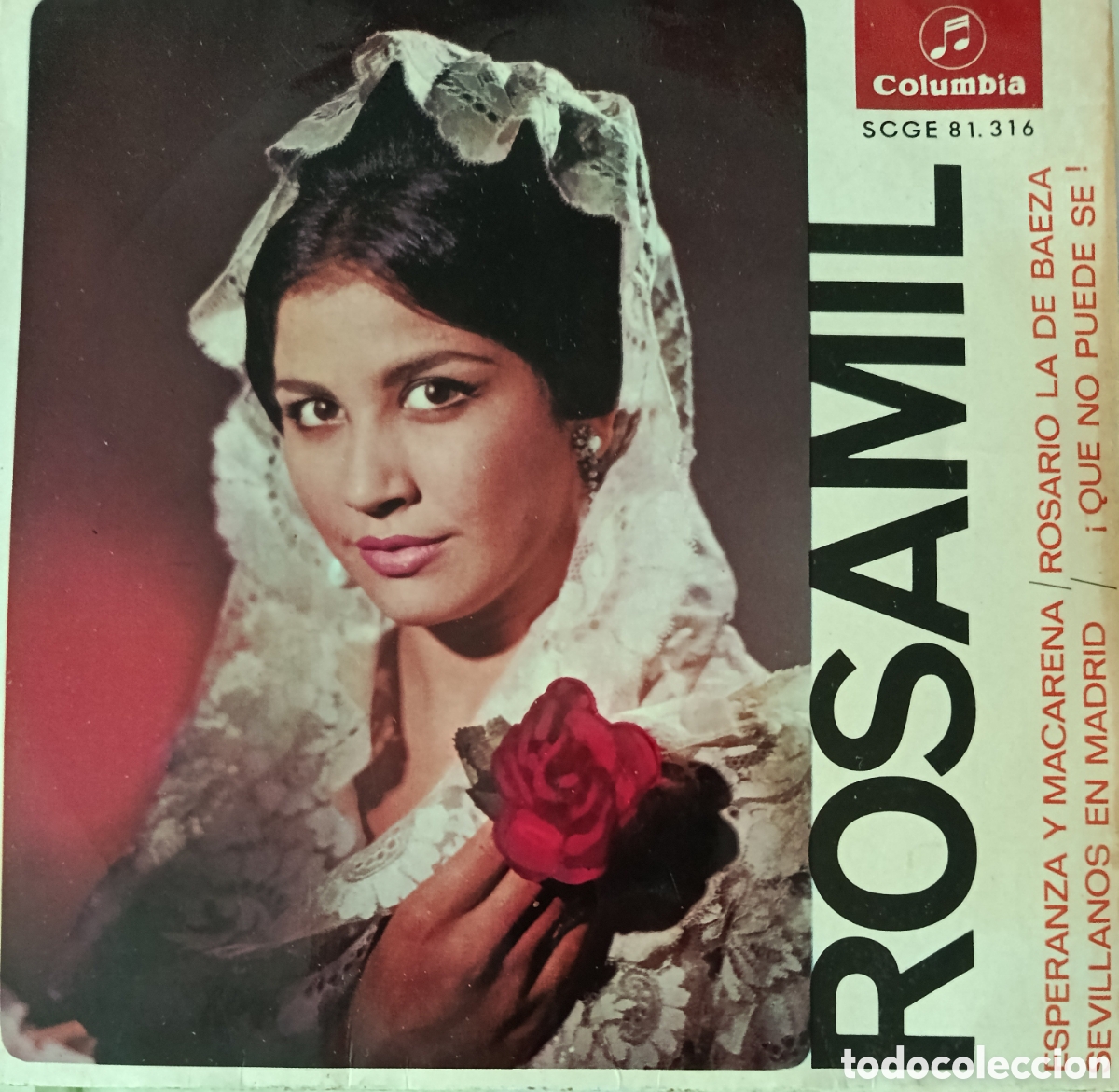 Discos de vinilo: Rosamil Ep sello Columbia editado en Espa&ntilde;a a&ntilde;o 1967.
