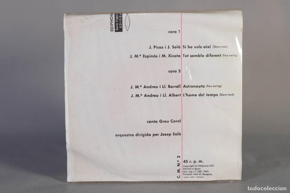 Discos de vinilo: Disco Vinilo Single - GRAU CAROL I ORQUESTRA - Foto 2