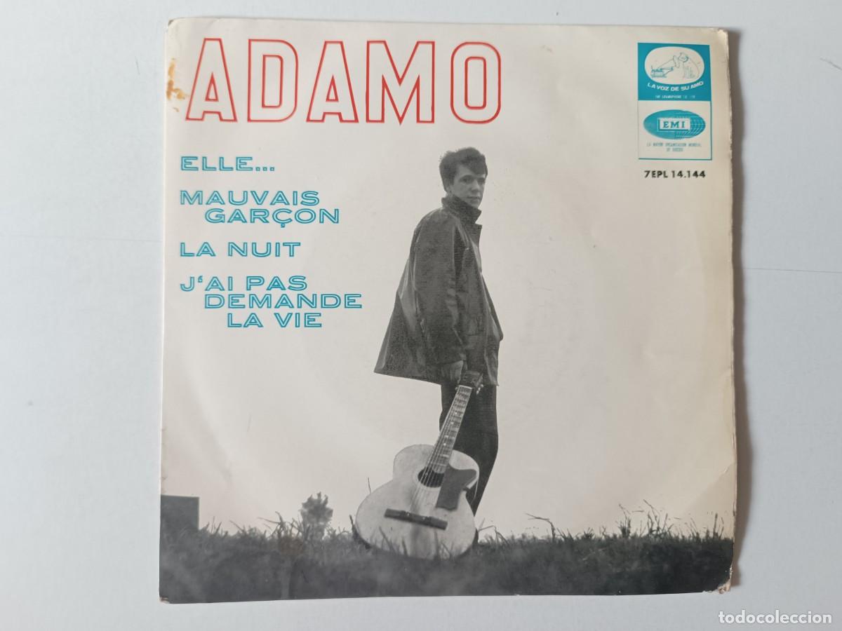 Discos de vinilo: ADAMO &rdquo;Elle...&rdquo; + 3 EP Single vinilo 7&rdquo; Ed. Espa&ntilde;a La Voz De Su Amo &ndash; 7EPL 14.144 1965