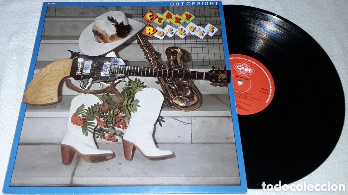 Discos de vinilo: LP - CRAZY ROCKERS - OUT OF SIGHT - MADE IN HOLLAND