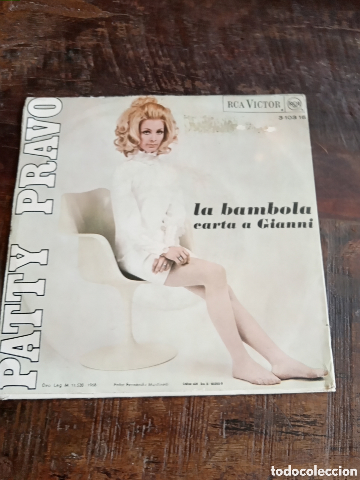 Discos de vinilo: Vinilo Single EP Patty Bravo