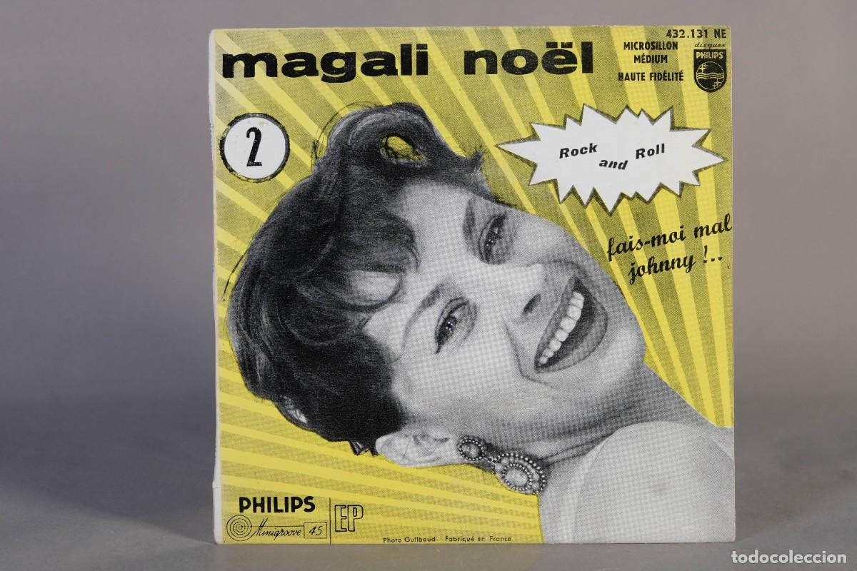 Discos de vinilo: Disco Vinilo Single - MAGALI NO&Euml;L - Lais-moi mal johnny!...