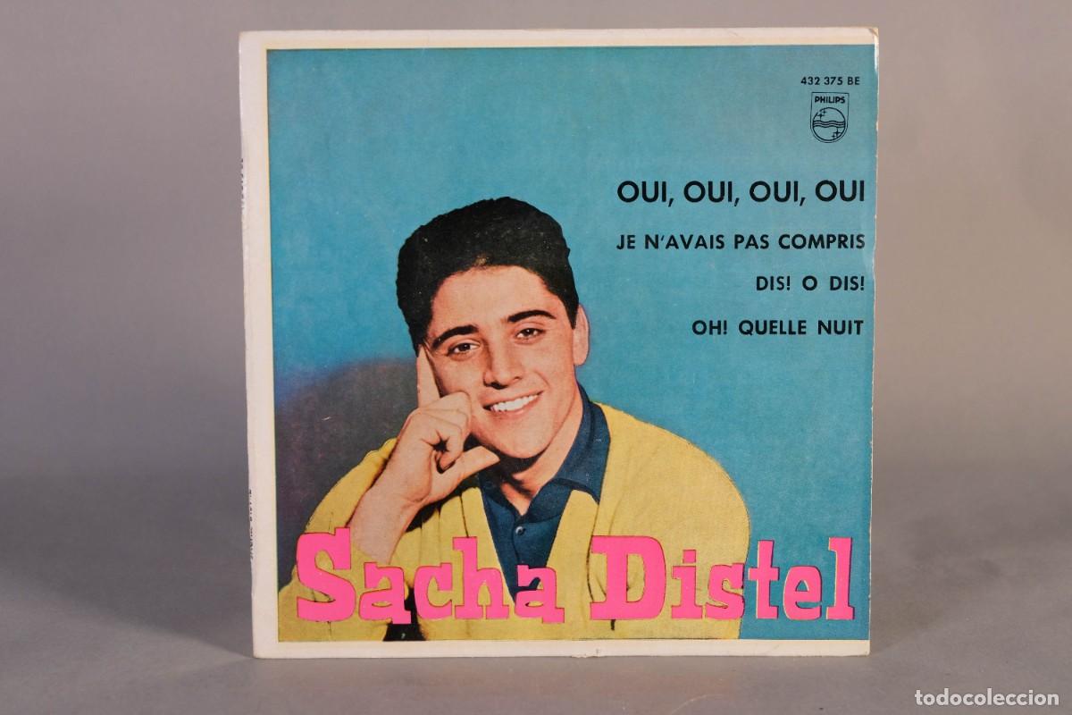 Discos de vinilo: Disco Vinilo Single - Sacha Distel &ndash; Oui, Oui, Oui, Oui