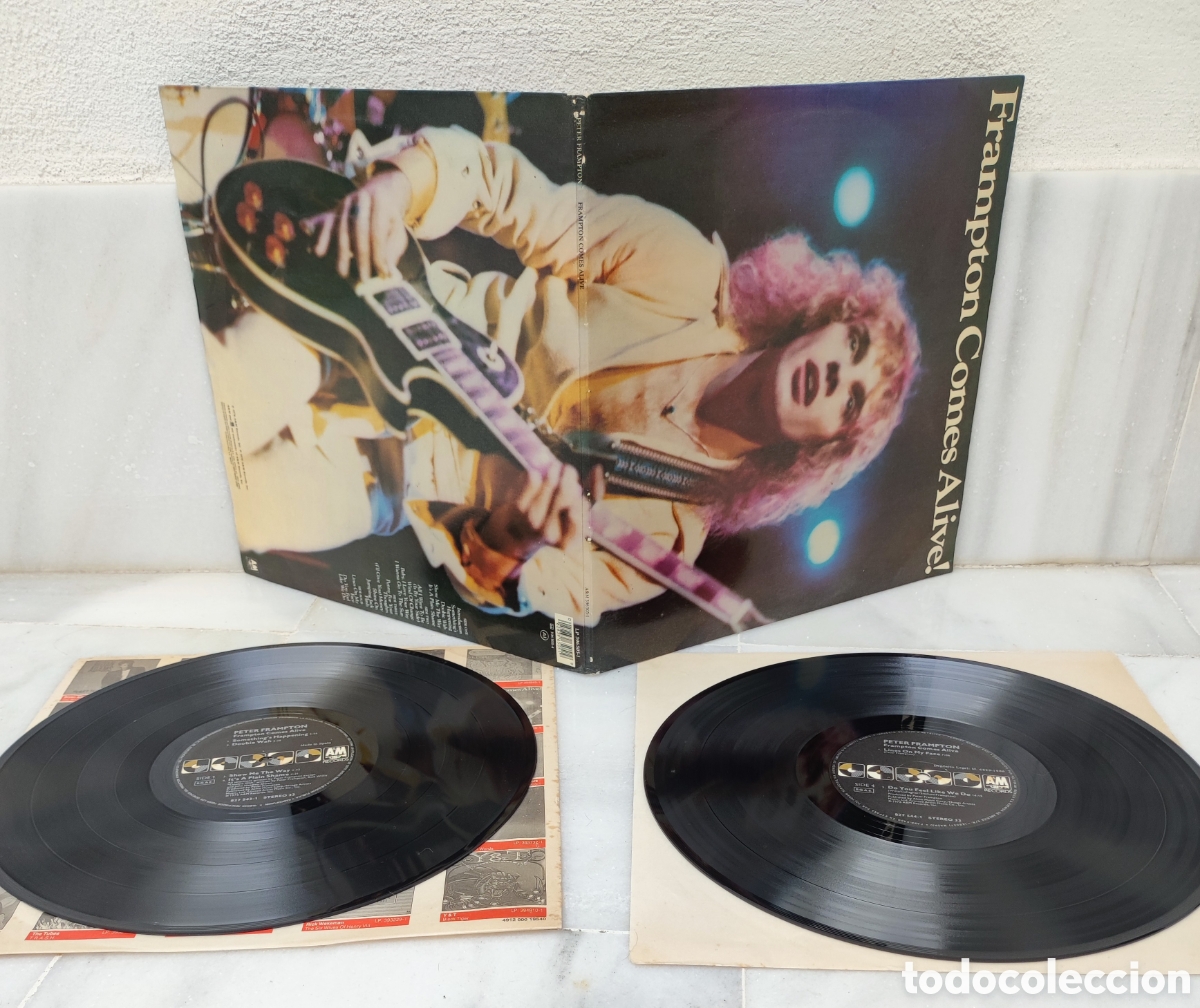 Discos de vinilo: 1976 DOBLE LP DIRECTO - FRAMPTON COMES ALIVE! / 1976 A&M RECORDS SPAIN