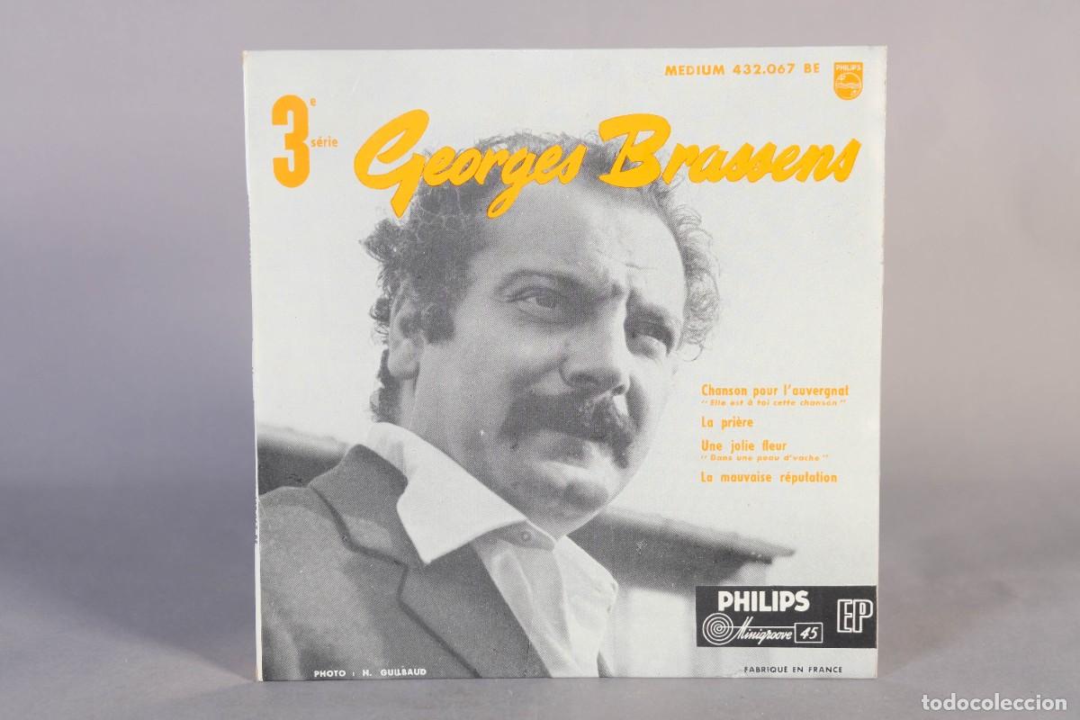 Discos de vinilo: Disco Vinilo Single - Georges Brassens &ndash; Chanson Pour L'Auvergnat (3e S&eacute;rie)
