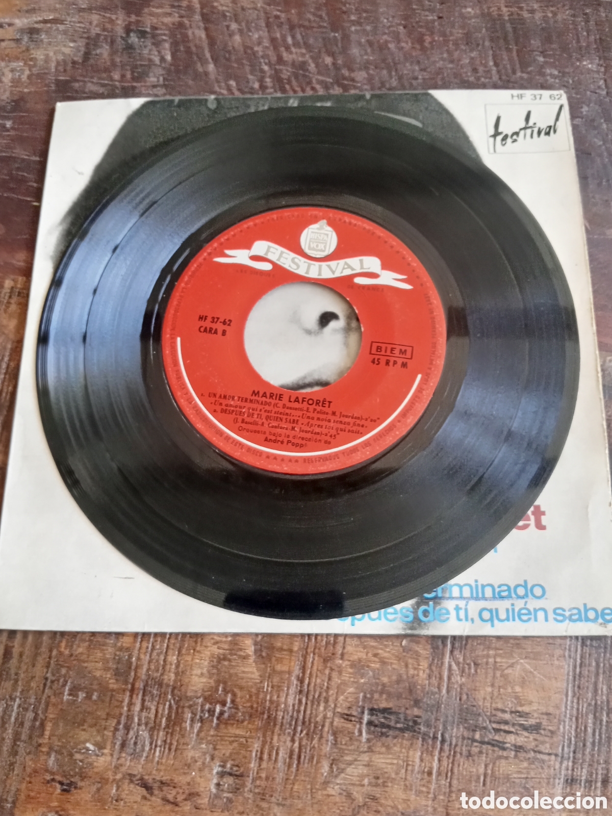 Discos de vinilo: Vinilo Single EP Marie Laforet 1964 - Foto 4