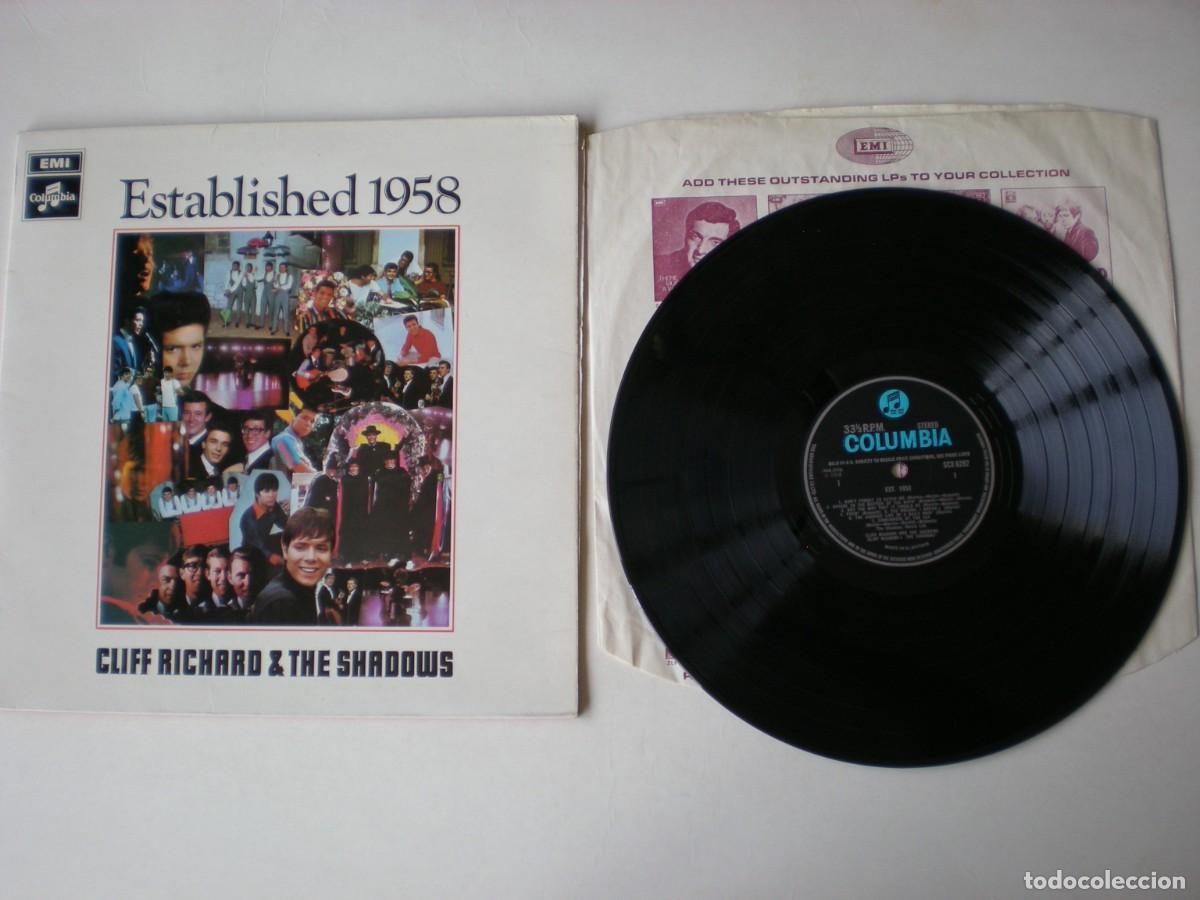 Discos de vinilo: CLIFF RICHARD AND SHADOWS - ESTABLISHED 1958 - COLUMBIA EMI SCX 6282 - ORIGINAL GRAN BRETA&Ntilde;A 1968
