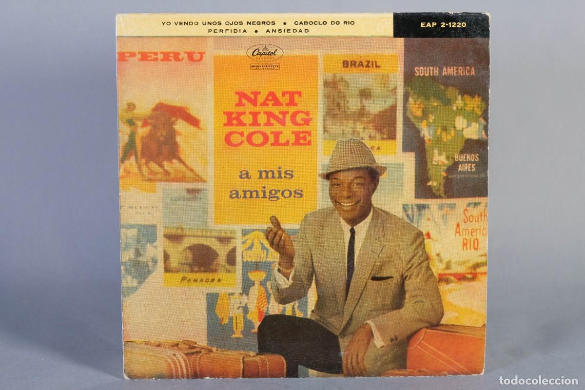 Discos de vinilo: Disco Vinilo Single - Nat King Cole &ndash; A Mis Amigos - Foto 1