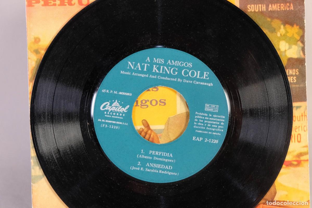 Discos de vinilo: Disco Vinilo Single - Nat King Cole &ndash; A Mis Amigos - Foto 3