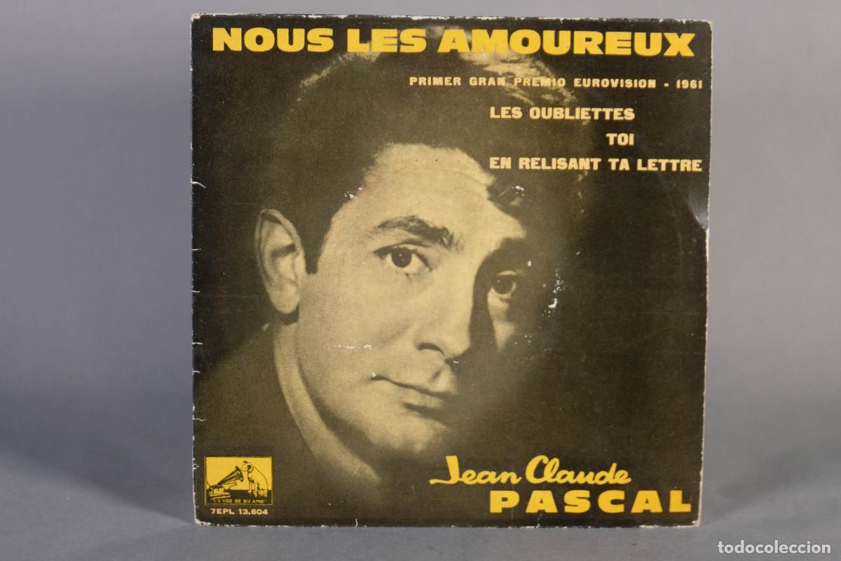 Discos de vinilo: Disco Vinilo Single - Jean-Claude Pascal &ndash; Nous Les Amoureux