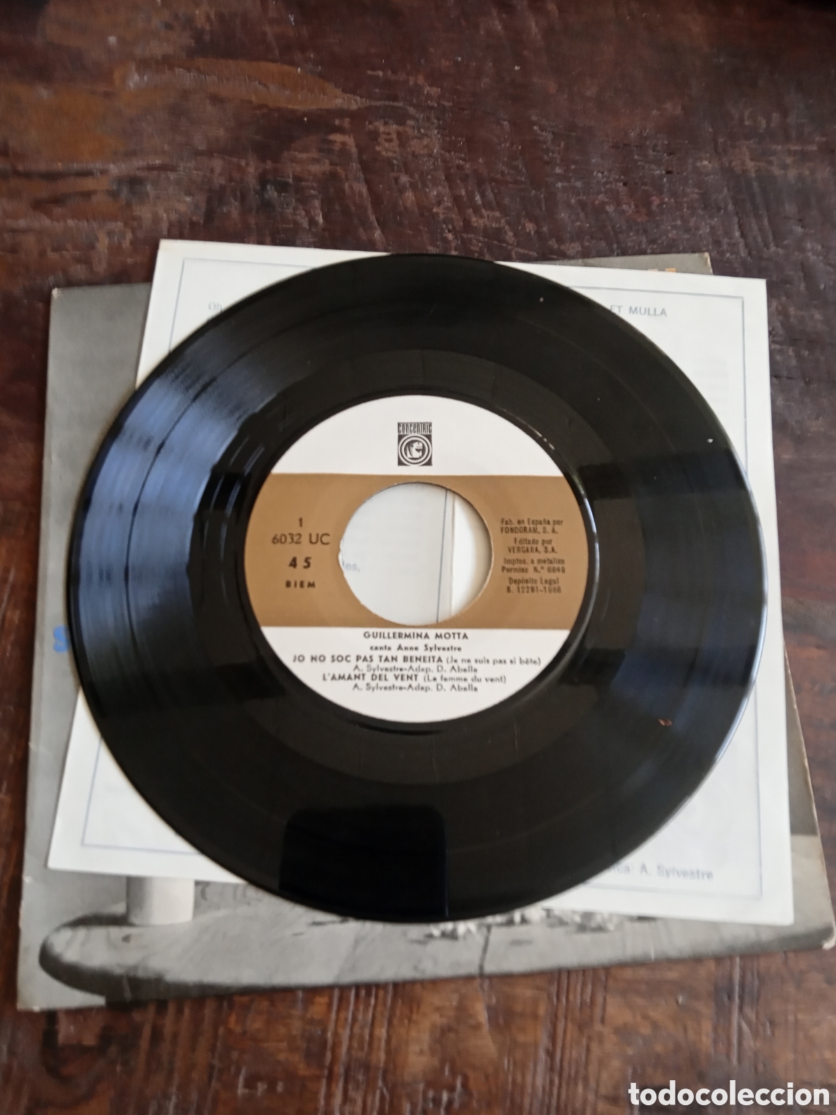 Discos de vinilo: Vinilo Single EP Guillermina Motta 1966 - Foto 3