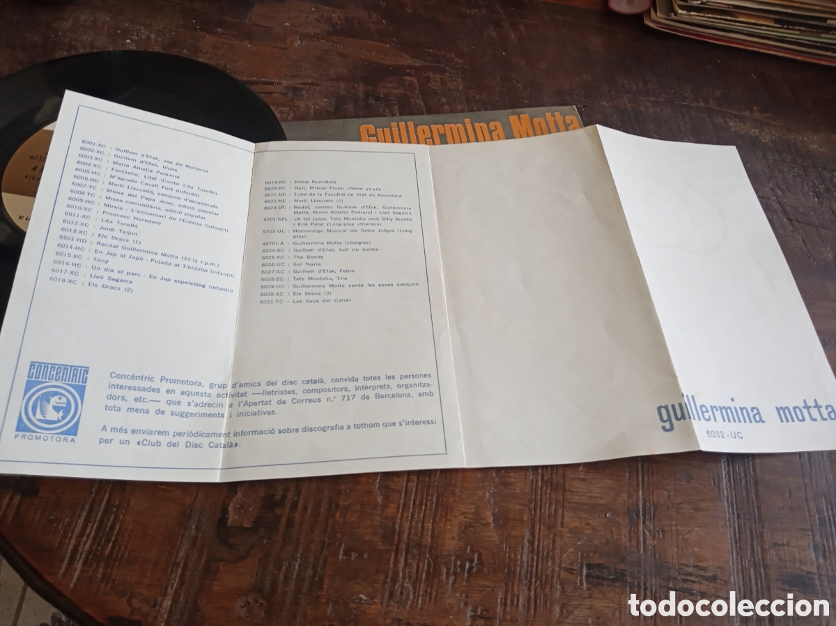 Discos de vinilo: Vinilo Single EP Guillermina Motta 1966 - Foto 8
