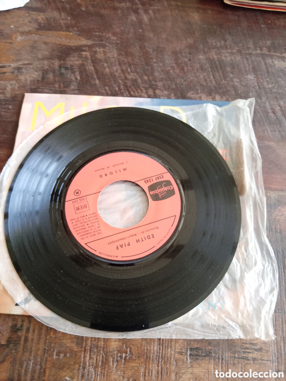 Discos de vinilo: Vinilo Single EP Edith Piaf 1958 - Foto 4