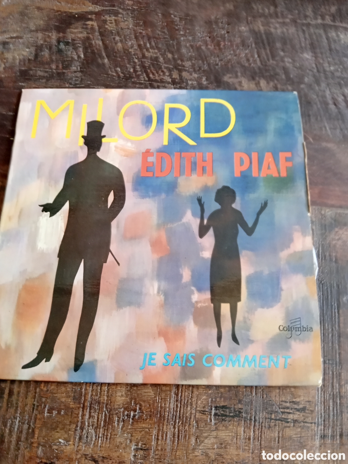 Discos de vinilo: Vinilo Single EP Edith Piaf 1958 - Foto 1